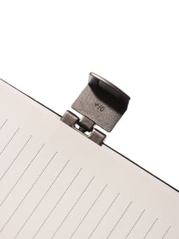 Ежедневник недатированный А5, 80 листов, обложка ПВХ, с хлястиком, чёрный