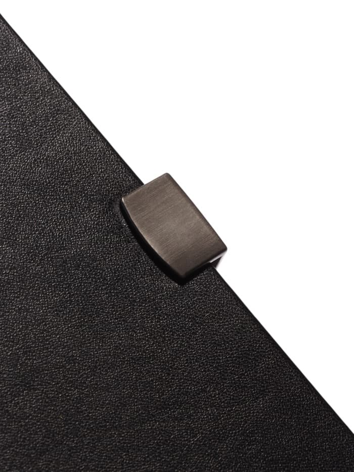 Ежедневник недатированный А5, 80 листов, обложка ПВХ, с хлястиком, чёрный