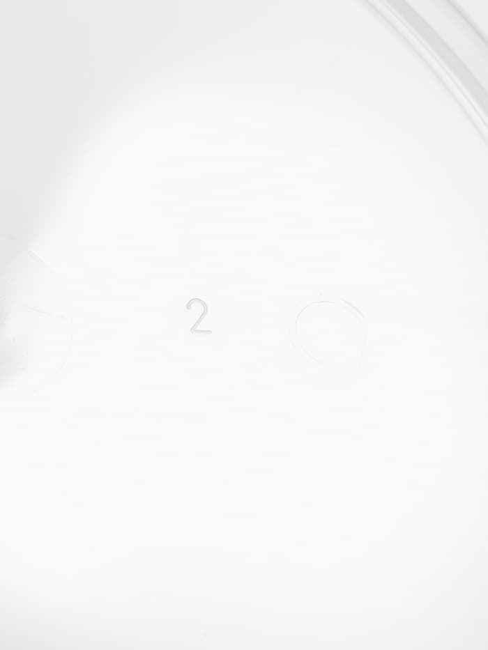 Ведро одноразовое с крышкой, 3 л, d=19 см, пластик пищевой, прозрачное