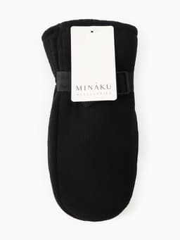 Варежки мужские флисовые MINAKU, размер 25 см, чёрные