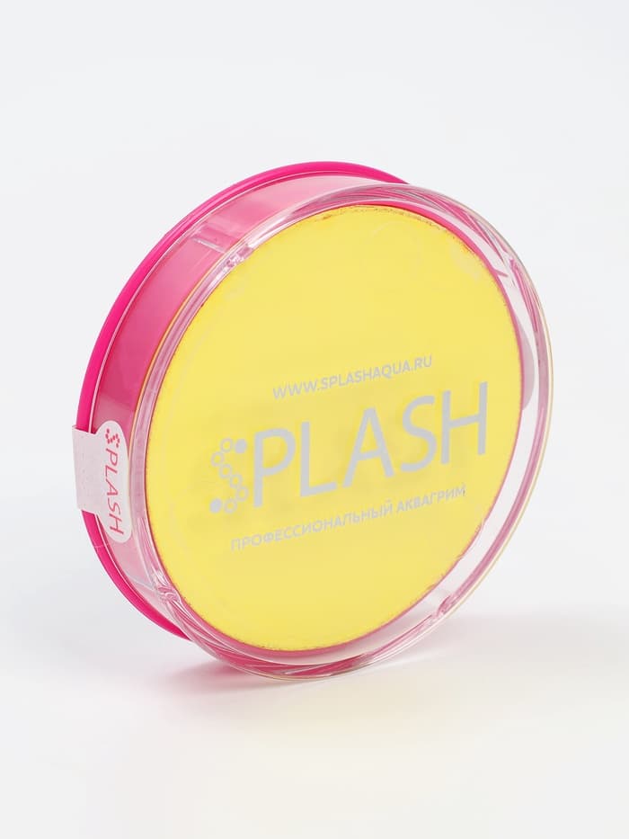 Аквагрим в шайбе, регулярный, желтый, 32 г