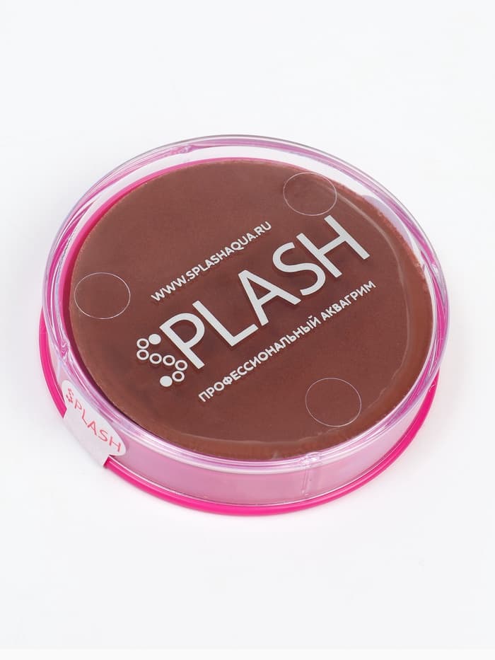 Аквагрим в шайбе, регулярный, коричневый, 32 г