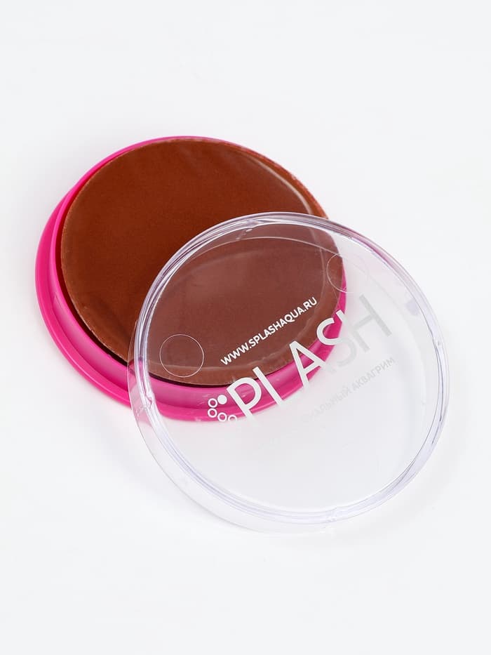 Аквагрим в шайбе, регулярный, коричневый, 32 г