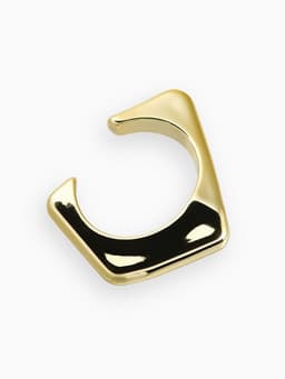 Браслет манжета «Уголки», d=10 см, цвет золото