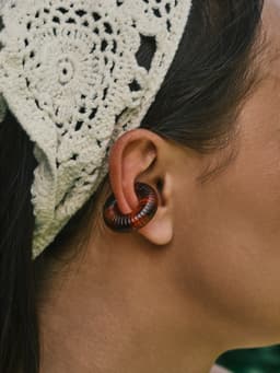 Серьги каффы «Леопард», набор 3 шт. цветные