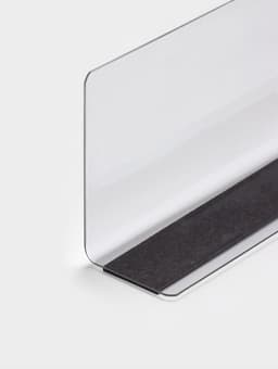 Пластиковый разделитель высотой 6 см, с клейким основанием, L=35 см