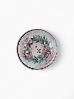 Свеча ароматическая новогодняя в банке «Конь», розовая, аромат ваниль, 4.8 см