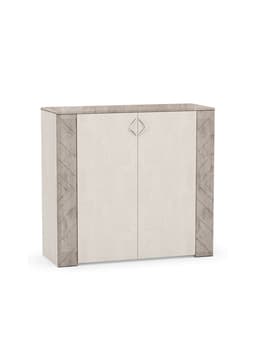 Спальный гарнитур «Амели», комплект 3 предмета, цвет бетон чикаго/шёлковый камень