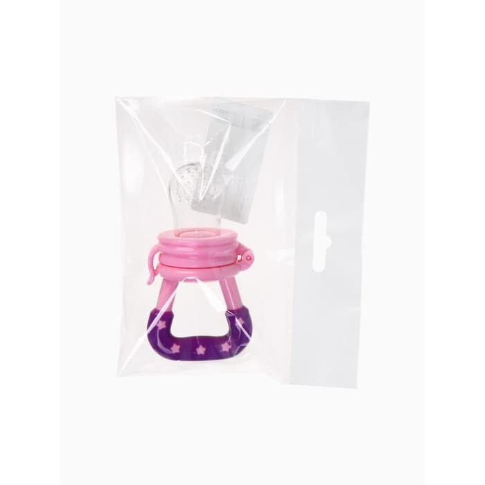 Ниблер для прикорма, от 5 мес., с силиконовой сеточкой, размер М «Доченька», розовый