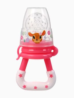 Ниблер для прикорма, от 5 мес., с силиконовой сеточкой, размер М «Оленята»