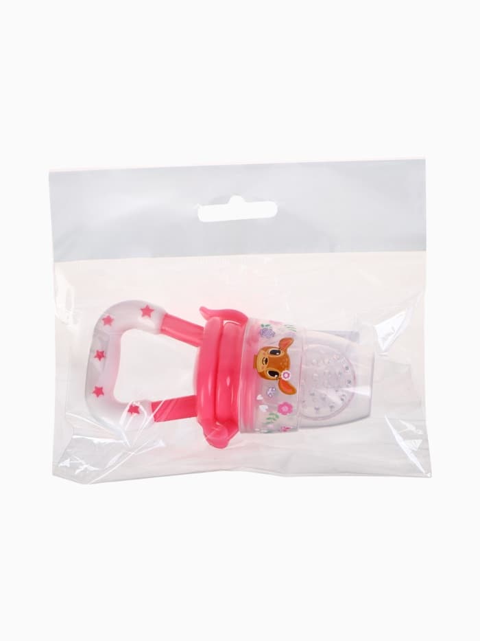 Ниблер для прикорма, от 5 мес., с силиконовой сеточкой, размер М «Оленята»