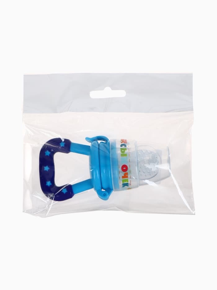 Ниблер для прикорма, от 5 мес., с силиконовой сеточкой, размер М «Сыночек», синий