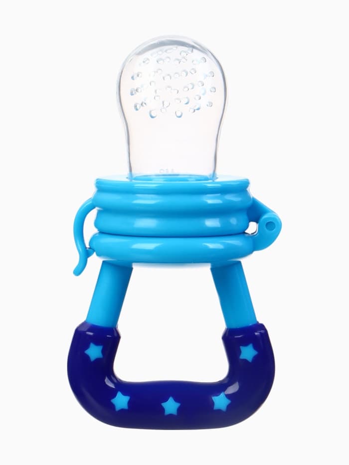 Ниблер для прикорма, от 5 мес., с силиконовой сеточкой, размер М «Сыночек», синий