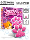 Бомбочки для ванн своими руками «Лапка», набор для творчества