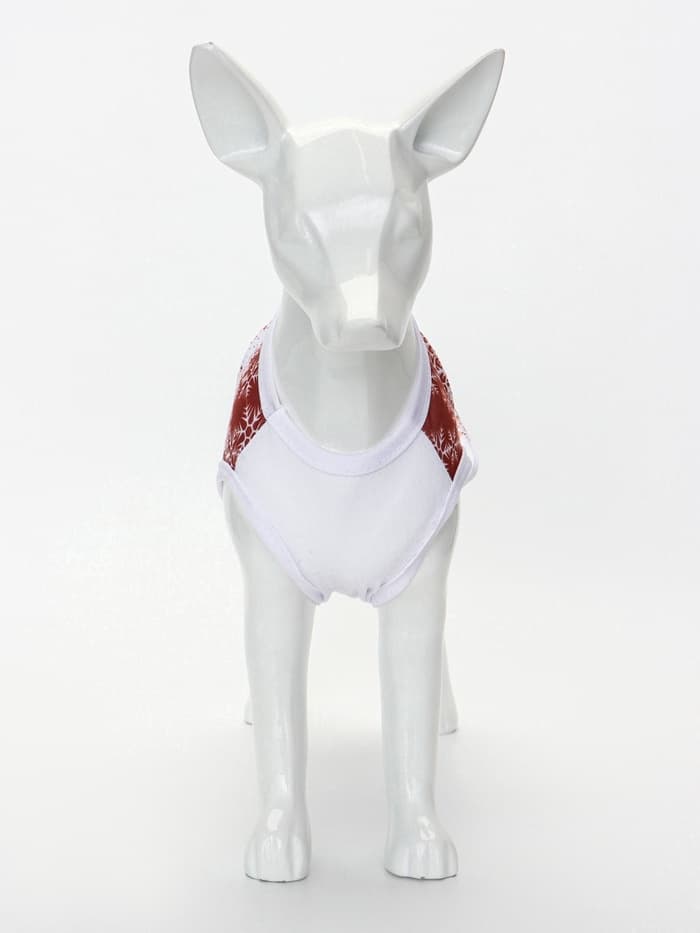 Майка «Респект», размер L (ДС 35, ОШ 35, ОГ 45 см), красная