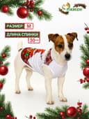 Майка «Респект», размер M (ДС 30, ОШ 30, ОГ 40 см), красная