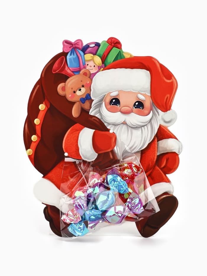 Пакет под сладости новогодний «Дедушка Мороз»