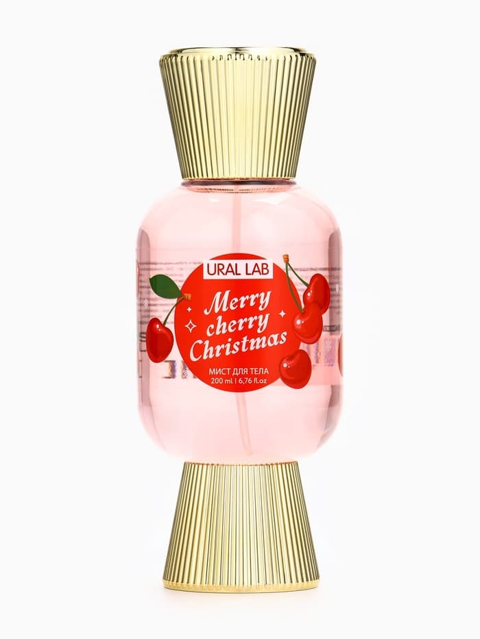 Мист парфюмированный для тела, аромат: рождественская вишня, 200 мл, URAL LAB