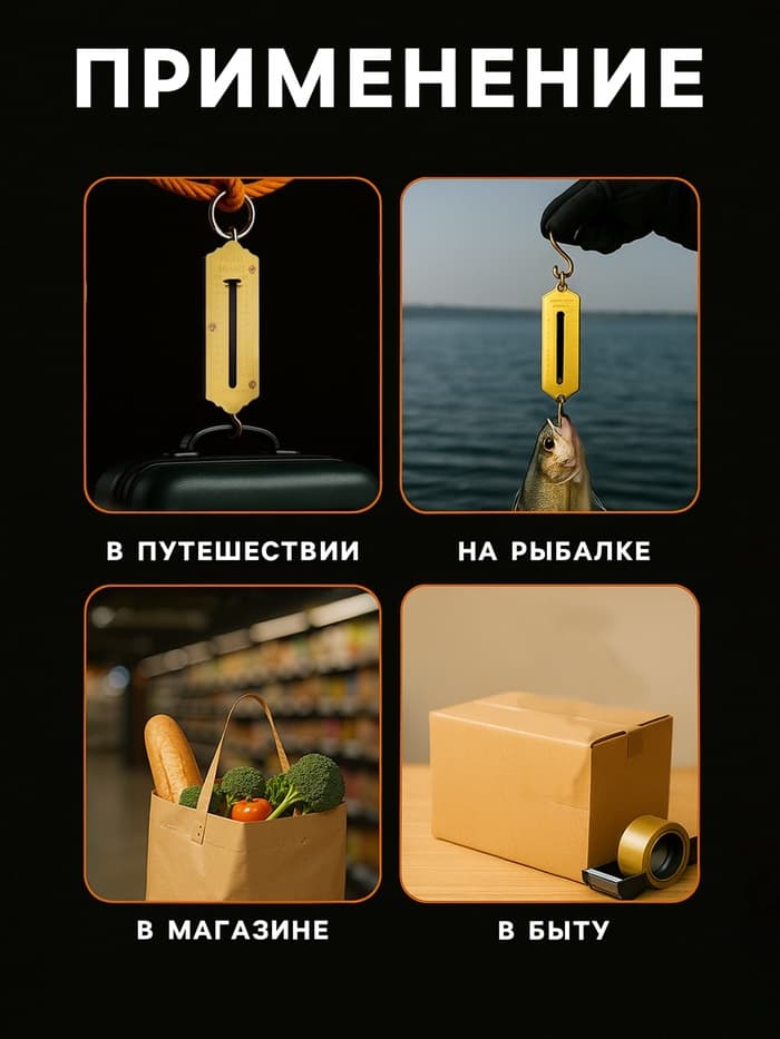 Весы-безмен механические, до 22 кг, с рулеткой, цена деления 250 г, чёрные