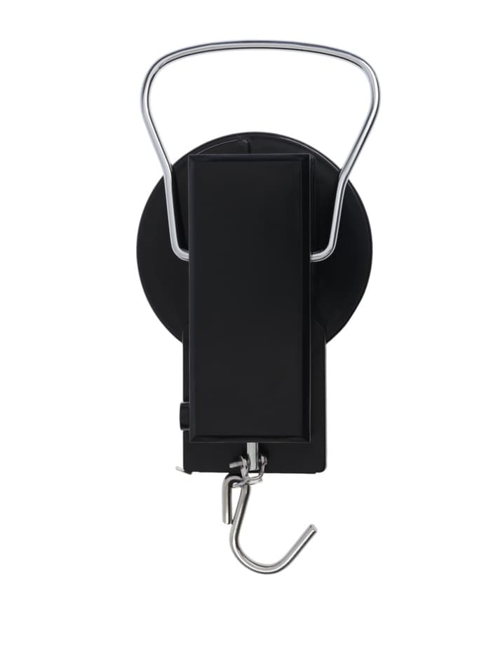 Весы-безмен механические, до 22 кг, с рулеткой, цена деления 250 г, чёрные