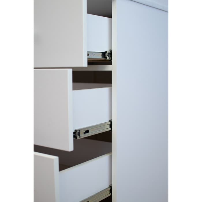 Комод пеленальный San Remo, 5 ящиков, 81×46×106 см, белый