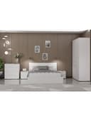 Спальный гарнитур «Лора», комплект 6 предметов, цвет белый