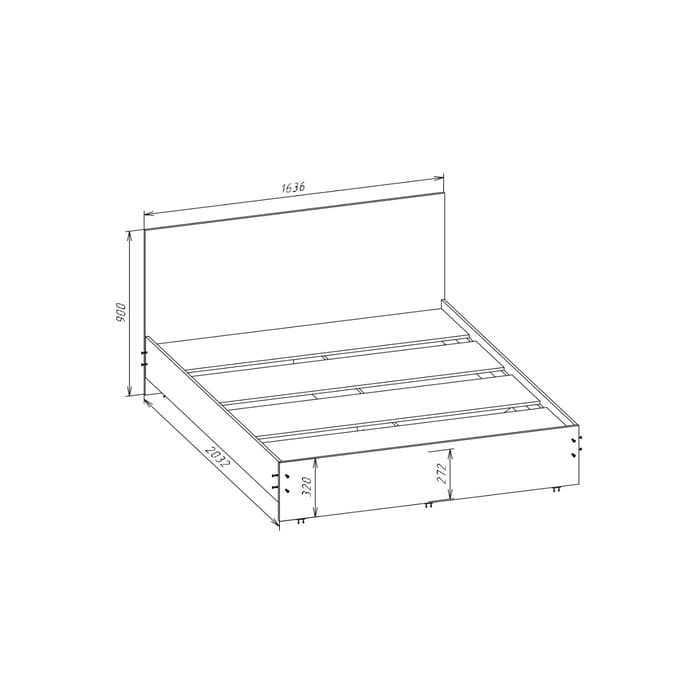 Спальный гарнитур «Лора», комплект 6 предметов, цвет белый