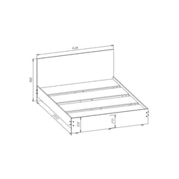 Спальный гарнитур «Лора», комплект 6 предметов, цвет белый