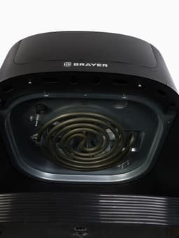 Аэрогриль BRAYER 2042BR, 8 л, 1800 Вт, 8 программ, 80-200°С, LCD-дисплей, чёрный