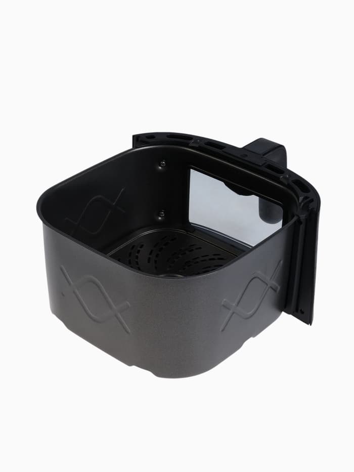 Аэрогриль BRAYER 2042BR, 8 л, 1800 Вт, 8 программ, 80-200°С, LCD-дисплей, чёрный