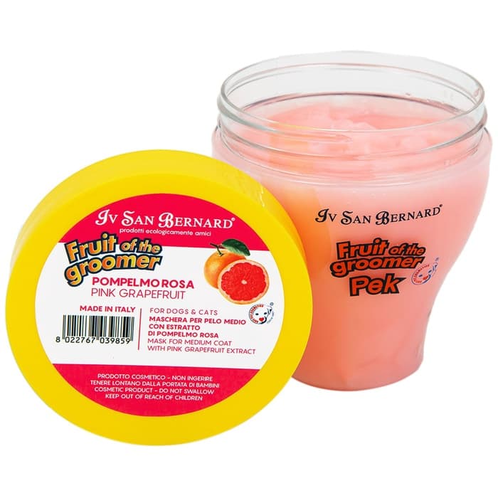Маска Iv San Bernard Fruit of the Groomer Pink Grapefruit восстанавливающая для шерсти средней длины
