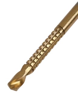 Набор сверл фрезерных универсальных ТУНДРА, HSS, TiN, цилиндр. хвостовик, 3 - 8 мм, 6 шт.