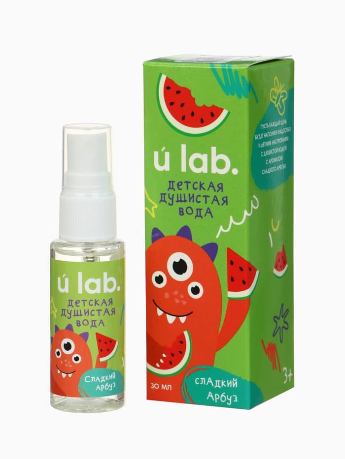 Душистая вода детская «Монстрики», 30 мл, аромат арбузная жвачка