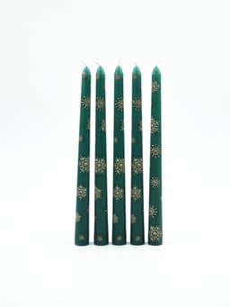 Свечи новогодние набор 5 шт. «Исполнения всех желаний», античные