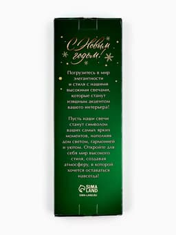 Свечи новогодние «Исполнения всех желаний», набор 5 шт.