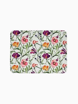 Коврик для сушки посуды впитывающий «Цветы», 30×40 см