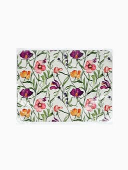 Коврик для сушки посуды впитывающий «Цветы», 30×40 см