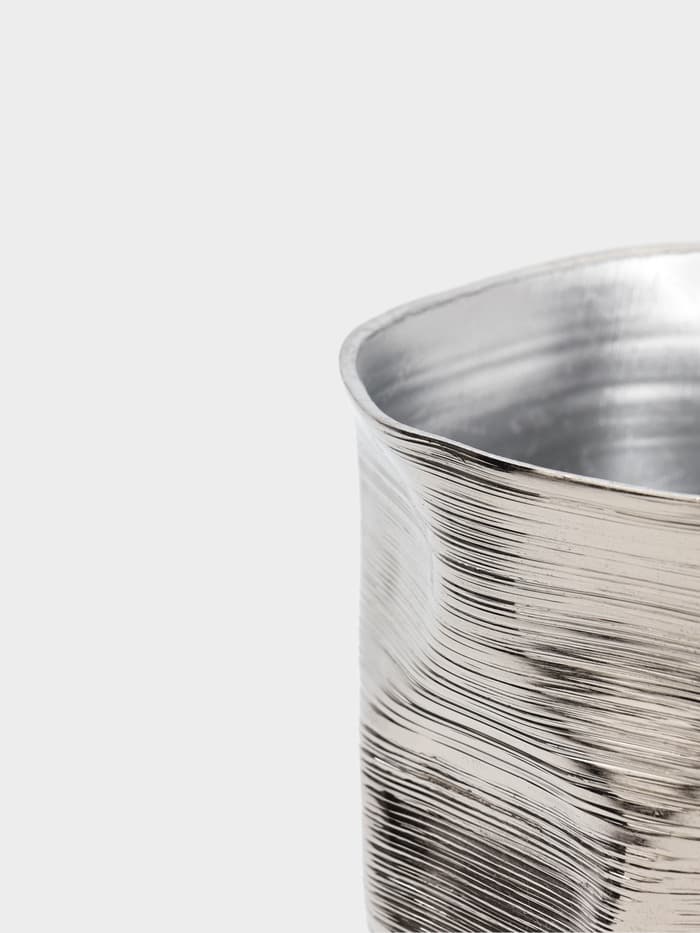 Ведро для льда, 15×15×17 см, алюминий, никелевое покрытие