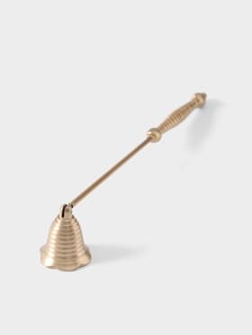 Гаситель для свечей «Спираль», 28 см, латунь