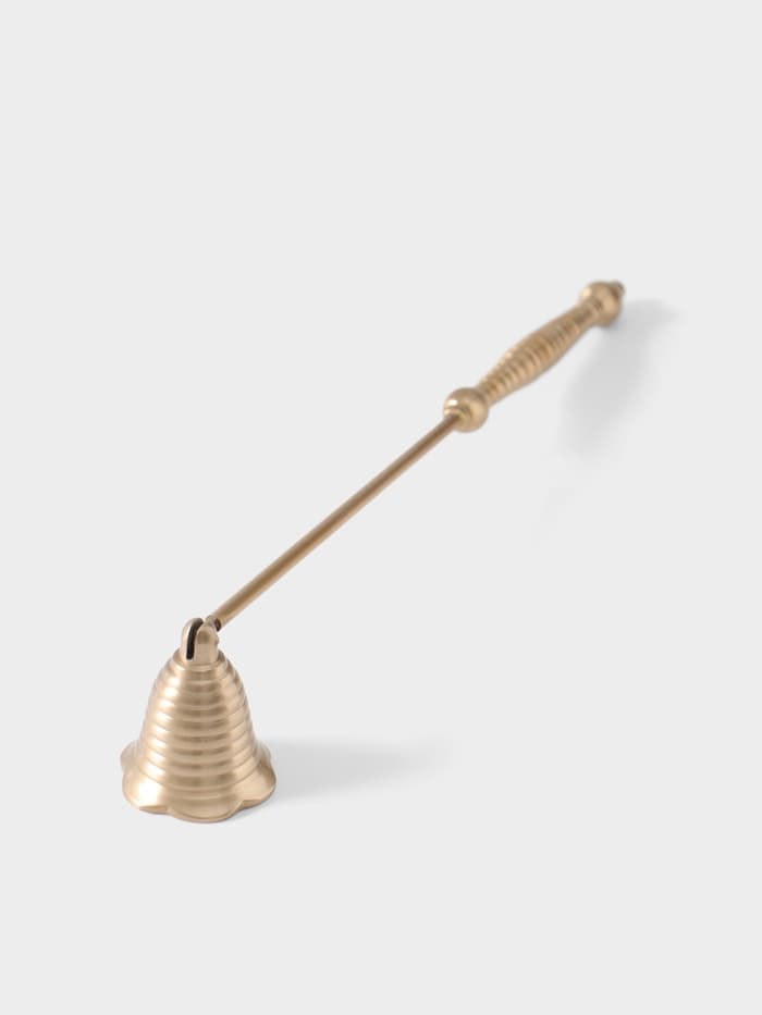 Гаситель для свечей «Спираль», 28 см, латунь