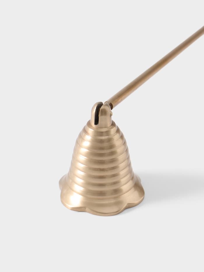 Гаситель для свечей «Спираль», 28 см, латунь