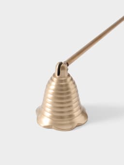 Гаситель для свечей «Спираль», 28 см, латунь