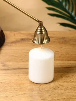 Гаситель для свечей «Уют», 30 ±1 см, латунь