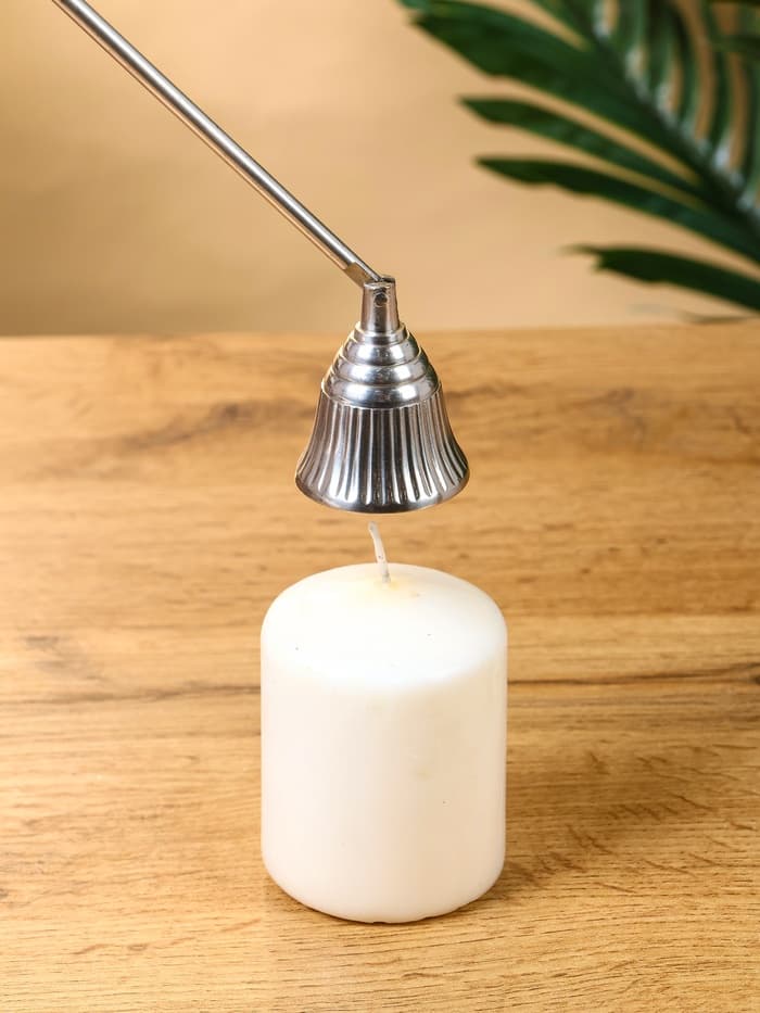 Гаситель для свечей с ручкой «Тихий вечер», 36 см, латунь