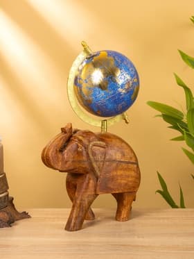 Глобус сувенирный, 22×12.5×353.5 см, подставка дерево