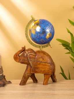 Глобус сувенирный, 22×12.5×353.5 см, подставка дерево