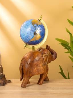 Глобус сувенирный, 22×12.5×353.5 см, подставка дерево