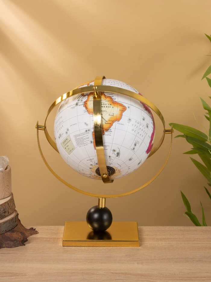 Глобус сувенирный, 23×27×35 см, подставка металл