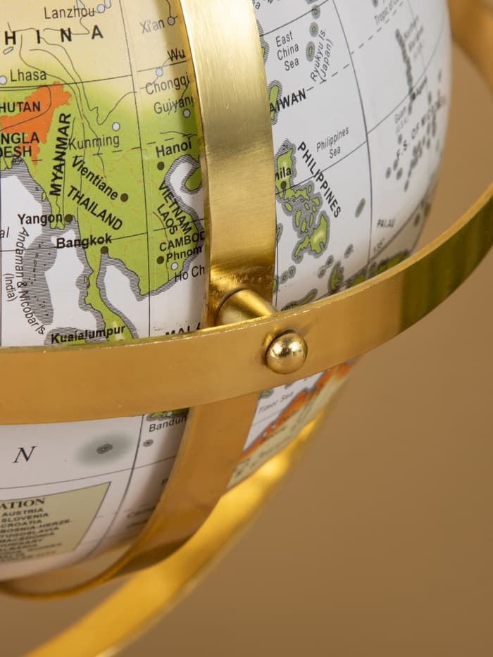 Глобус сувенирный, 23×27×35 см, подставка металл