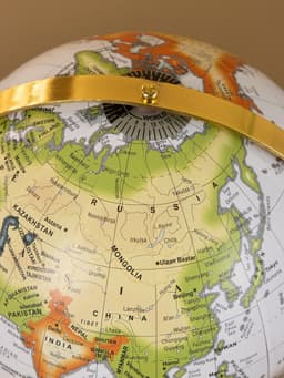 Глобус сувенирный, 23×27×35 см, подставка металл